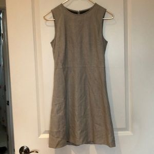 Theory wool herringbone shift dress